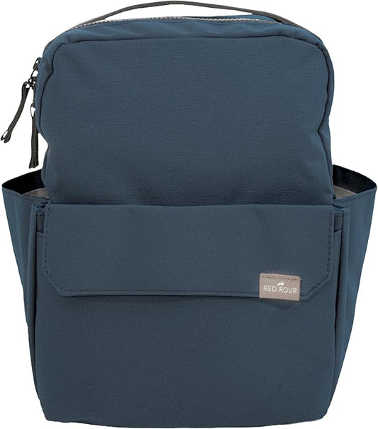 RED ROVR Mini Roo Lightweight Backpack | 6 pockets for everyday essentials (Navy)