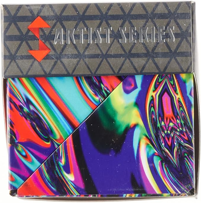 Shashibo Shape Shifting Box - Award-Winning Fidget Toy w/ 36 Rare Earth Magnets - Fidget Cube Transforms Into Over 70 Shapes, Sensory Toy Gift for Kids, Teens, and Adults (Chaos)