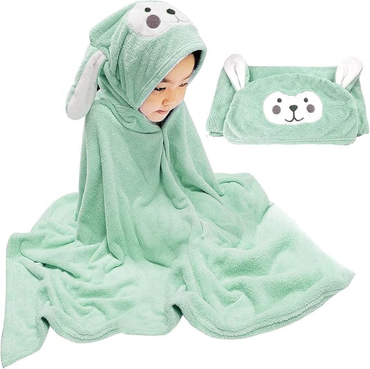 Visen Premium Hooded Towel for Kids,-28×55 INCH Large Size Kids Bath Towel,Ultra Soft Hooded Towel Wrap for Boys Girls