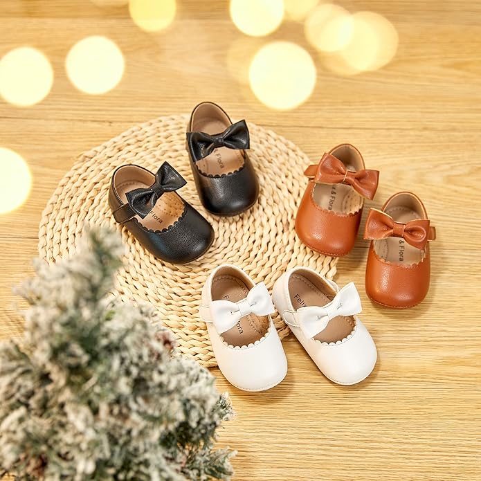 Soft Sole Baby Shoes - Infant Baby Walking Shoes Moccasins Rubber Sole Crib Shoes