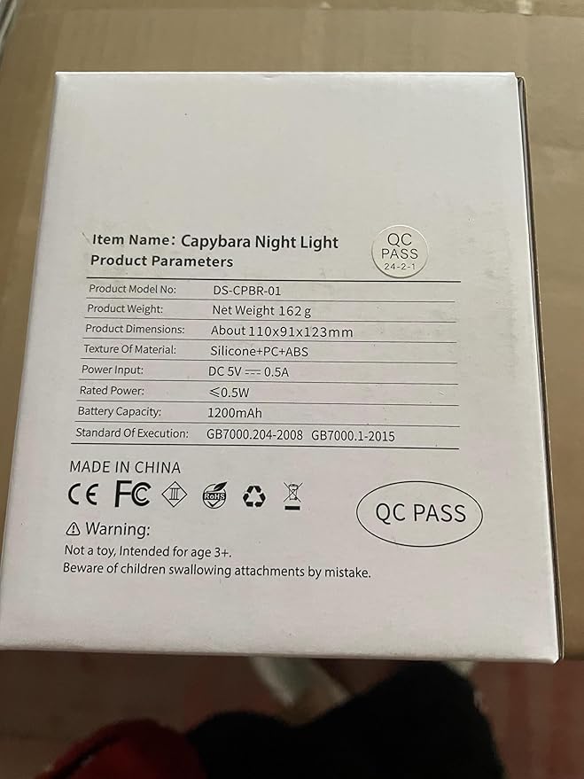 Capybara Night Light, Mothers Day Gifts, Cute Squishy Nursery Animal Silicone Night Lamp with Rechargeable & Timer & Dimmer, Capybaras Gifts for Mother, Father, Women, Girls, Boys