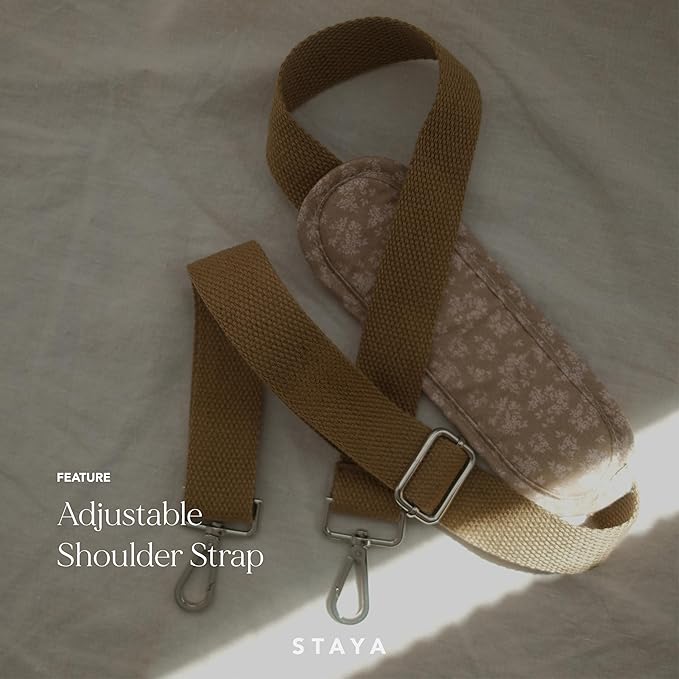 Staya Quilted Duffle Bag - Perfect Travel Companion, Quilted Weekender Bag for Women, (Floral Canvas)