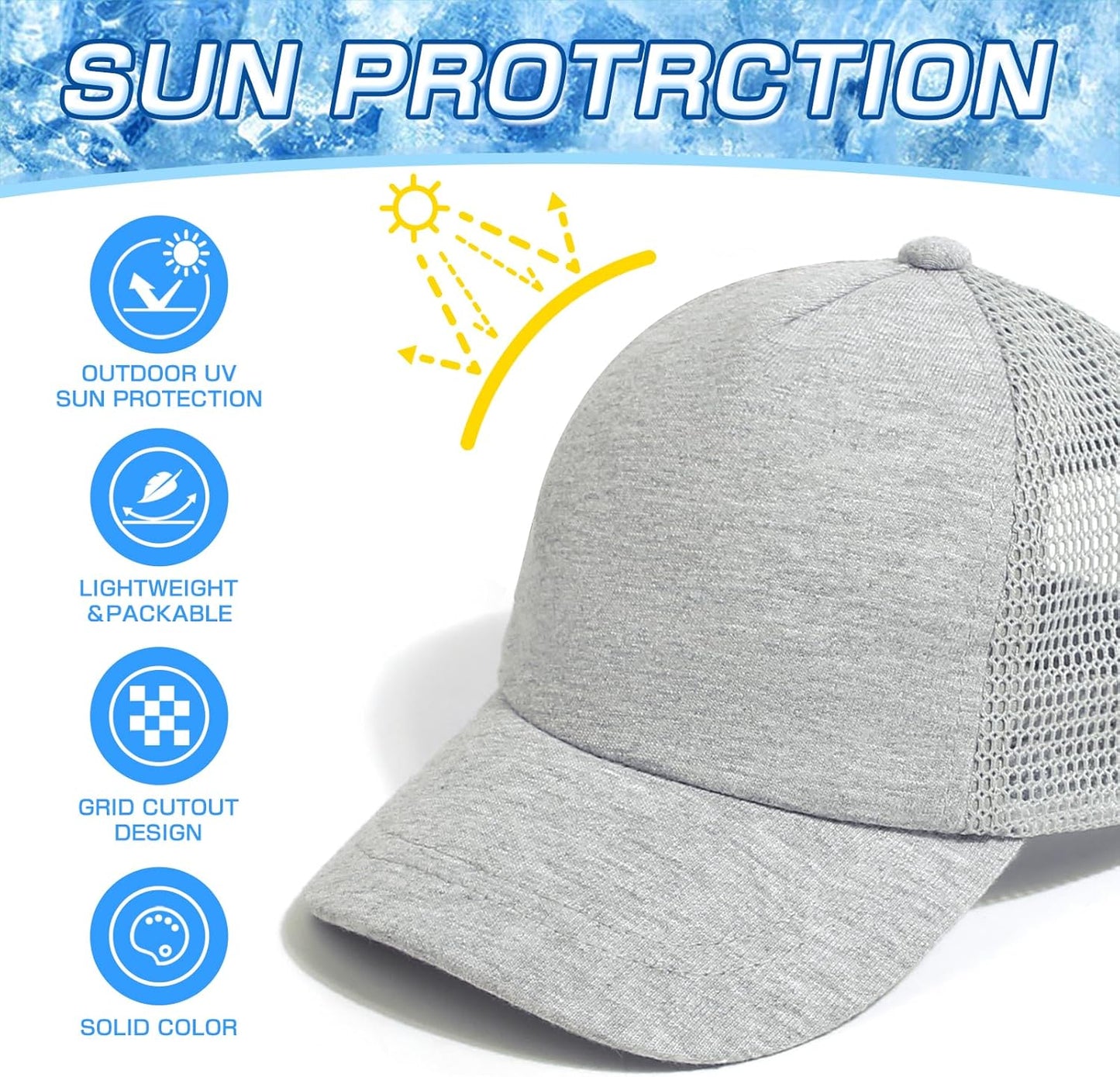 Duoyeree Toddler Baseball Cap Baby Cap Sun hat Print Dinosaur Pattern and Solid Color hat Kids boy Girl Age 0-8t