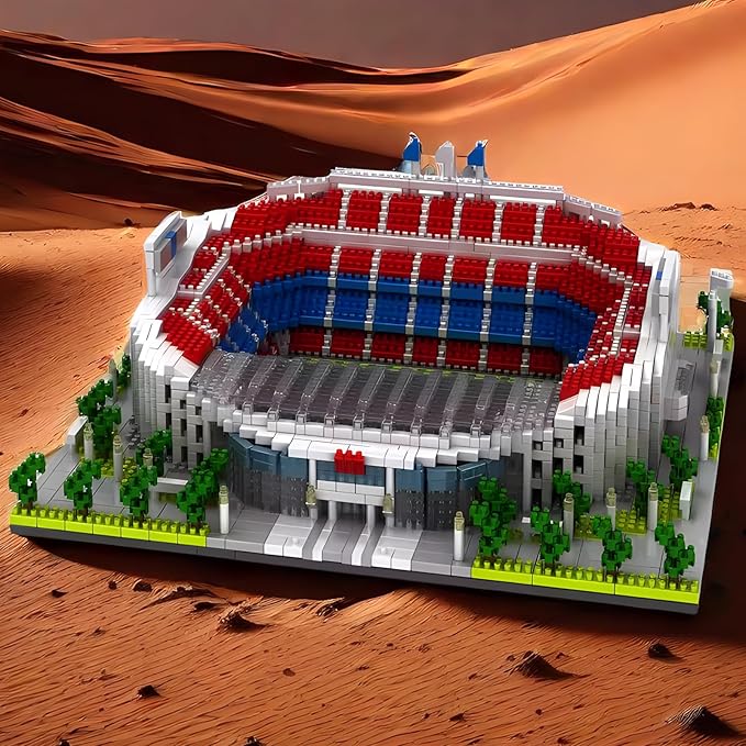 Soccer Stadium Building Blocks Sets Toys Football Architecture Model Kits Gifts for Adults Kids Boys 3500+Pieces