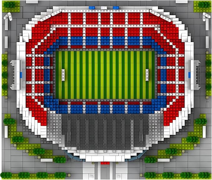 Soccer Stadium Building Blocks Sets Toys Football Architecture Model Kits Gifts for Adults Kids Boys 3500+Pieces