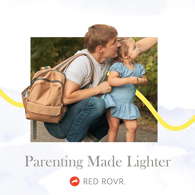 RED ROVR Mini Roo Lightweight Backpack | 6 pockets for everyday essentials (Moss)