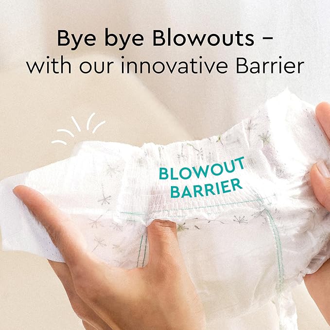 LILLYDOO Baby Diapers - Size 8 (37+ lbs), Monthly Supply (90 Count), Leak Protection, Skin-Friendly, Ultrasoft, Perfume- & Chlorine-Free, Hypoallergenic, Dermatologist Tested, Oeko-TEX®