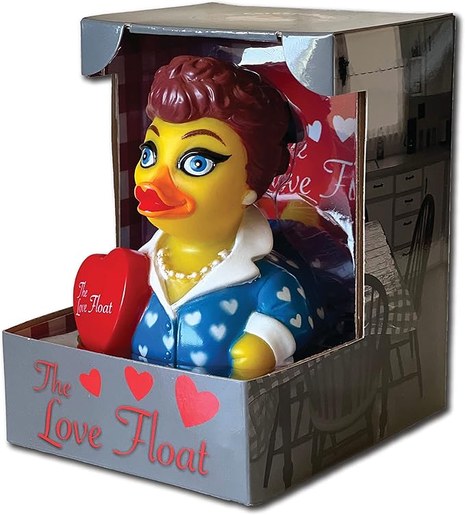 CelebriDucks - The Love Float - Floating Rubber Ducks - Collectible Bath Toy Gift for Kids & Adults of All Ages
