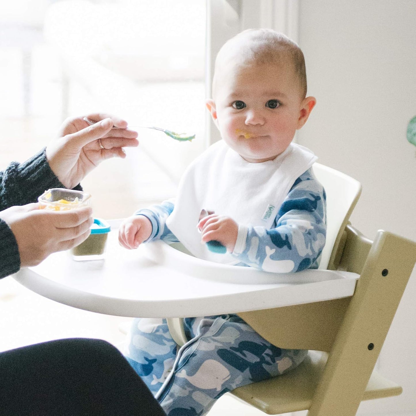 green sprouts Stay-dry Baby Bibs