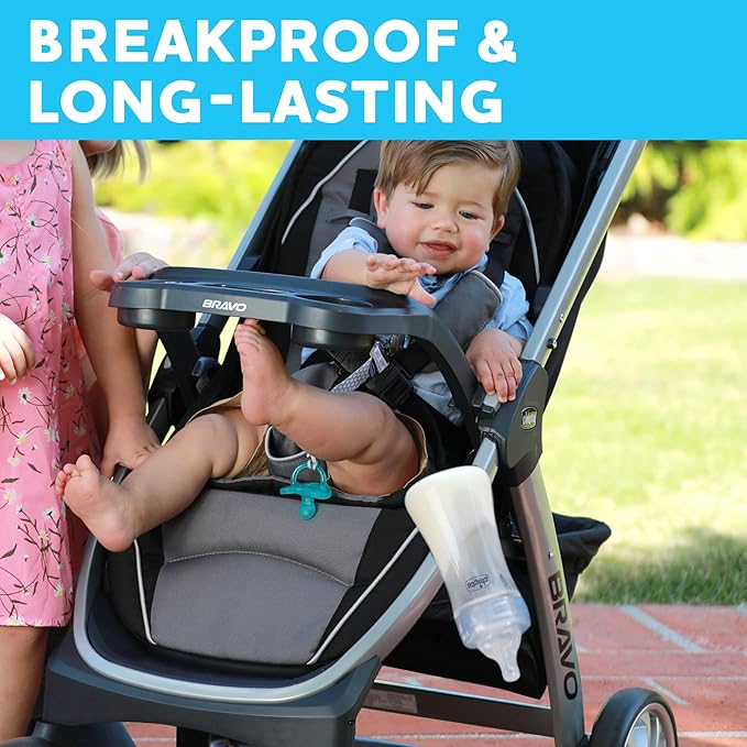 Chicco Duo 5oz. Hybrid Baby Bottle with Invinci-Glass Inside and Plastic Outside | Dishwasher, Bottle Warmer, and Electric Sterilizer Safe | Intui-Latch Nipple | Clear/Grey