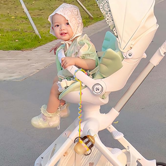 RTMOK Toy Straps for Baby,Silicone Setpacifier Clip,Applies to Car Seat Toy,Teether Toy,High Chair,Stroller Accessories,Baby Toy Clips,Cribs,Rocking Chair﻿