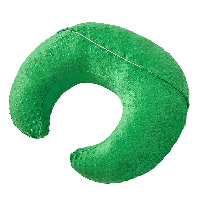 Nursing Pillow and Positioner with Cover for Breastfeeding and Bottle Feeding, Propping Baby, Tummy Time, Baby Sitting Support, Awake-Time Support (Fern Green, 23.6" x 19.7" x 7.5")