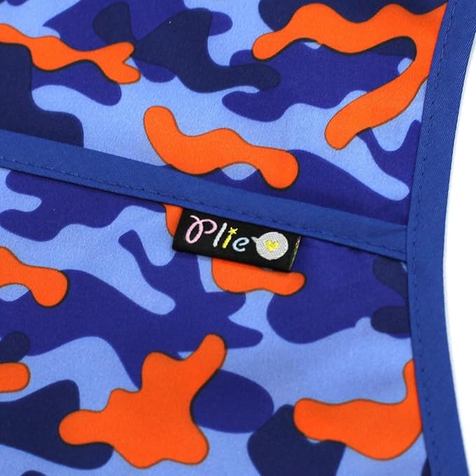 Full Coverage Waterproof Feeding Bib for Toddlers – Extra Long Apron Bib for Mealtime, Self-Feeding, BPA-Free