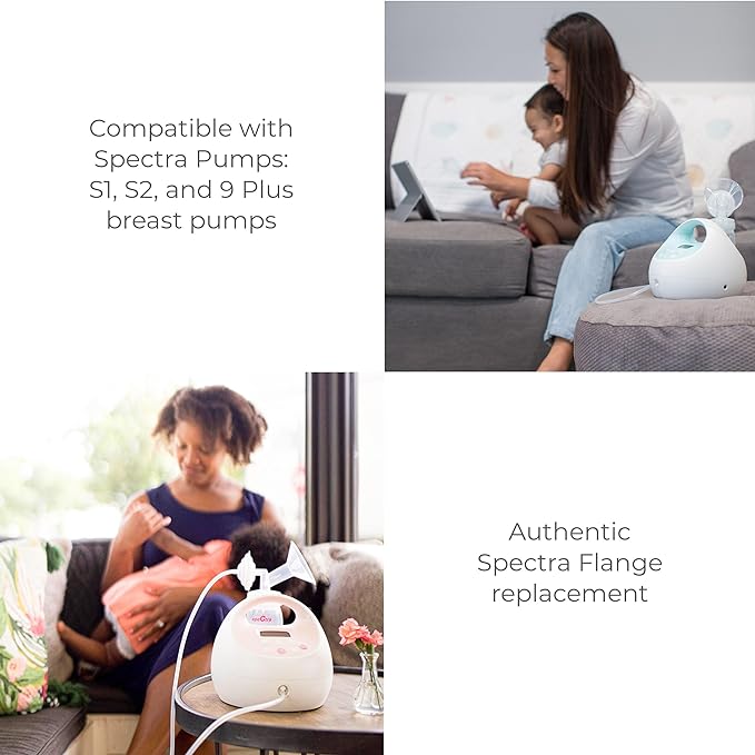 Spectra Baby S1 Plus Premier Rechargeable Breast Pump with Grey Tote Premium Accessory Kit - 24 mm