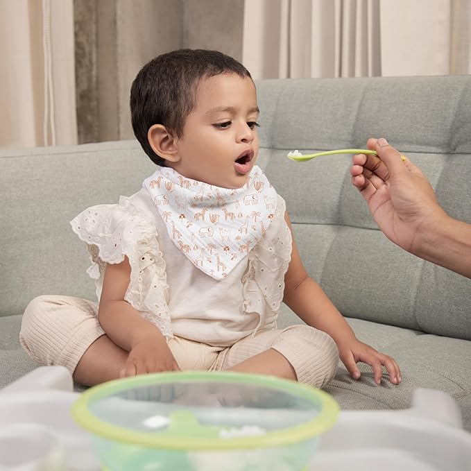 Muslin Baby bibs for drooling and teething, 100% cotton, Bibs for baby girl, Muslin bibs for boys (8 Pack)