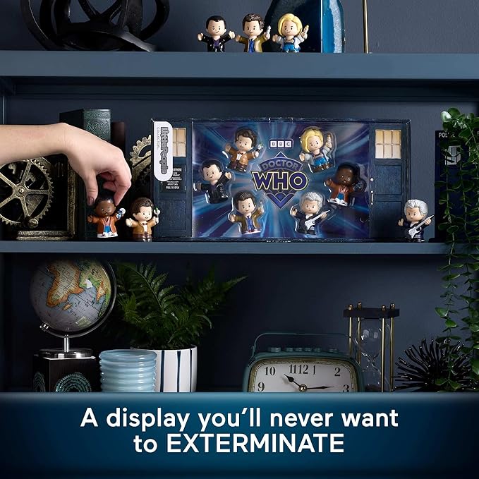 LITTLE PEOPLE COLLECTOR Doctor Who TV Series Special Edition Set for Adults & Fans, 6 Characters in a Display Package (Amazon Exclusive)