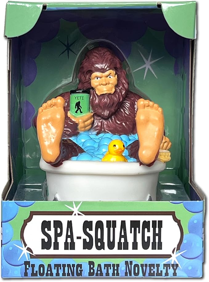 CelebriDucks - Spa-Squatch - Tubs Gone Wild Floating Bath Novelty - Collectible Bath Toy Gift for Kids & Adults of All Ages