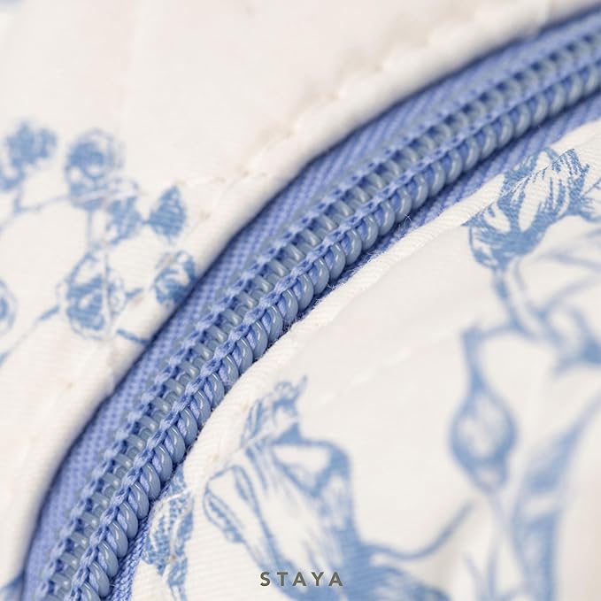 Staya Quilted Duffle Bag - Perfect Travel Companion, Quilted Weekender Bags for Women, (Coastal Grandma)