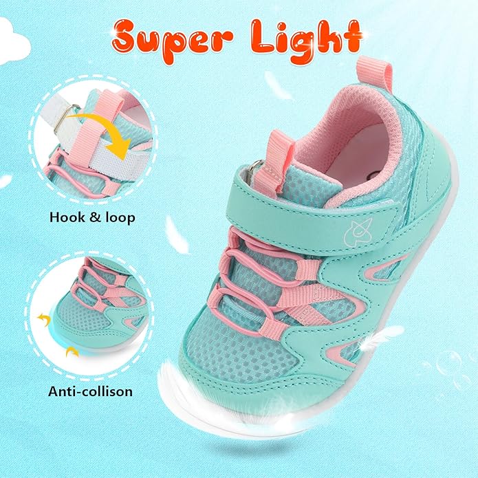 LeIsfIt Baby Shoes Boys Girls First Walking Shoes Non-Slip Toddler Breathable Sneakers Infant Sneakers