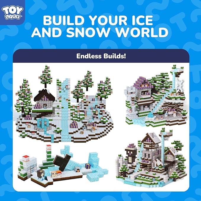 Magnetic Blocks, 154 Pcs Mine Magnet Block Set Build Frozen Princess Castle World for Kids Age 3+ Year Old Boys Girls, Magnetic Building Blocks for Toddler