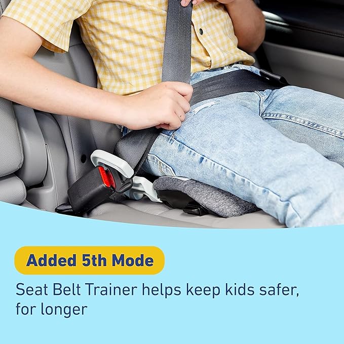 Graco 4Ever DLX Grad 5-in-1 Car Seat, Harrison Infant, Toddler, Booster, Convertible Car Seat, Features Slim Fit and Removable Seat Belt Trainer