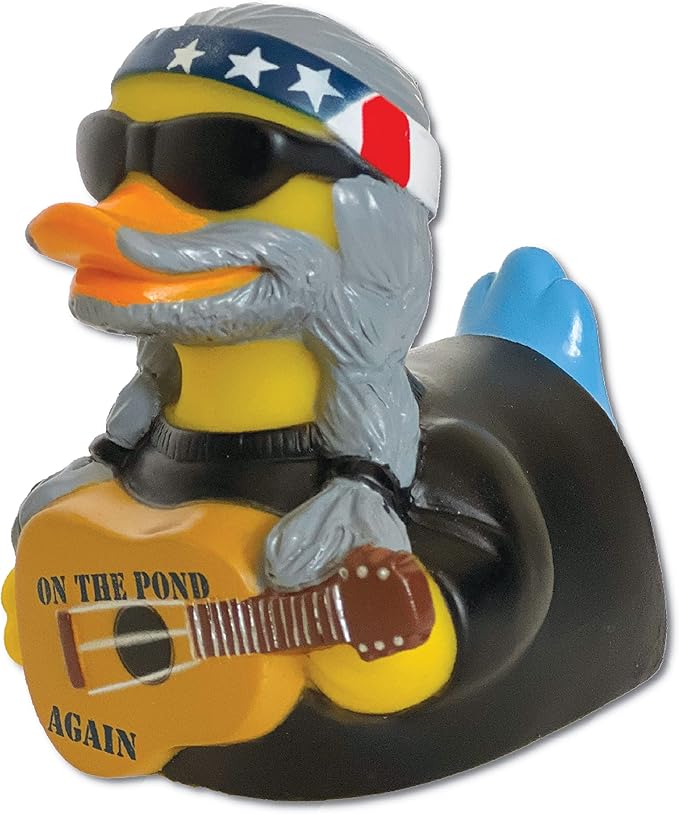CelebriDucks - On The Pond Again - Floating Rubber Ducks - Collectible Bath Toy Gift for Kids & Adults of All Ages