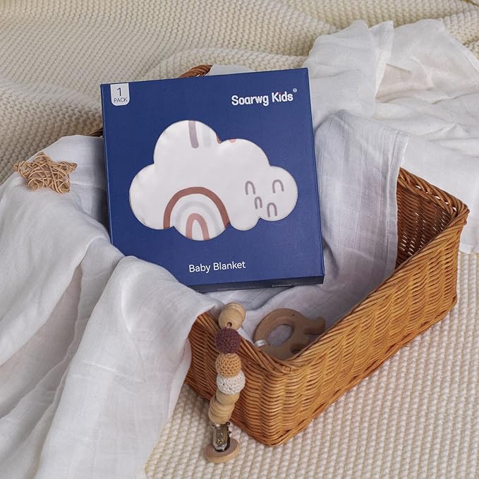 Baby Blankets for Girls, Rainbow Super Soft Nursery Minky Blanket for Newborn Baby, Double Layer with Dotted Backing, Essentials Receiving Bed Throw Blanket Stroller Crib Shower Gifts, 30 x 40 Inch