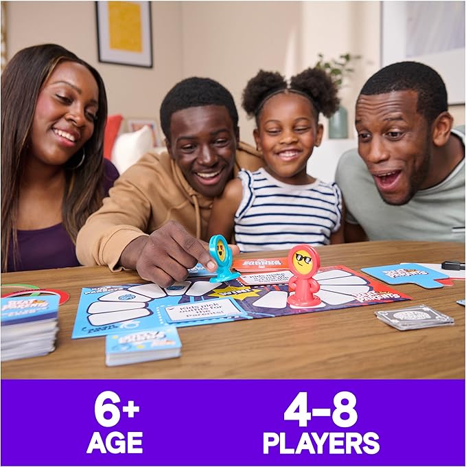 Spin Master Games, Beat The Parents, 2025 Edition with New Challenges & Cards, Friendly Competition Family Game, Fun Activity for Kids, Adults & Family Game Night, 4-8 Players, for Ages 6 & Up