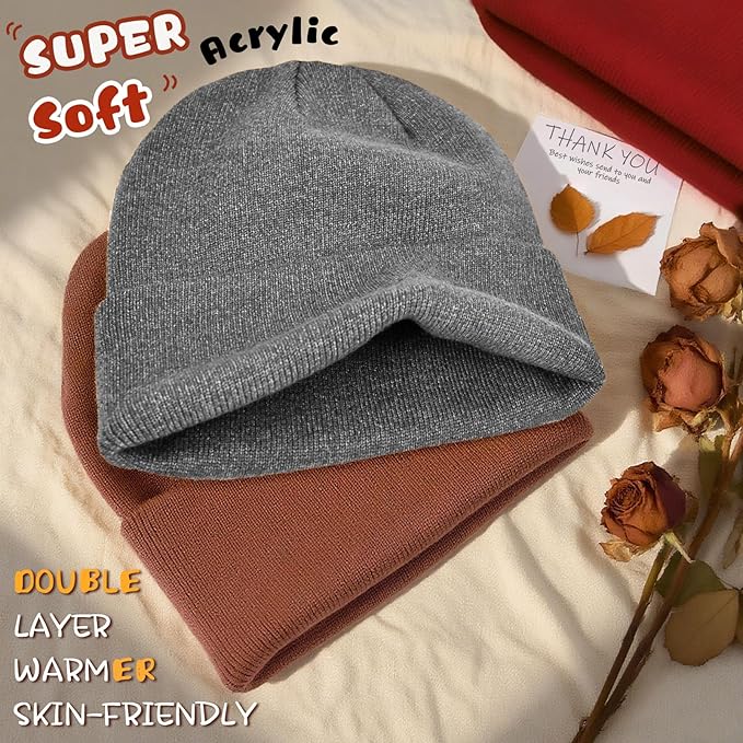 ZOORON Toddler Beanie Baby Boys Girls Beanies Kids Winter Hats Children Knit Warm Caps Soft Ski Hat