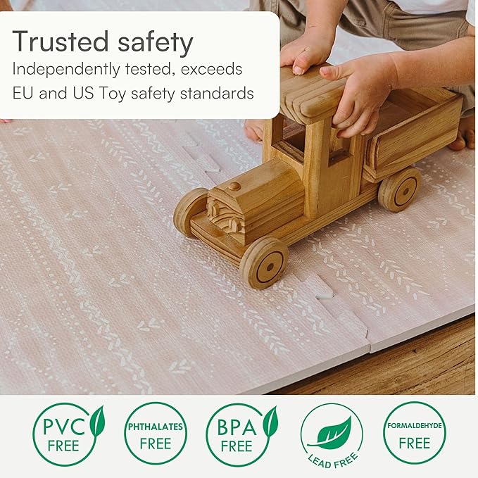 Lillefolk Baby Play Mat for Floor – 6x8ft Dusk | Soft Non Toxic Premium EVA Foam Tiles for Tummy Time, Crawling & Playroom – Waterproof Interlocking Floor Mat for Babies & Toddlers (12 Tiles)