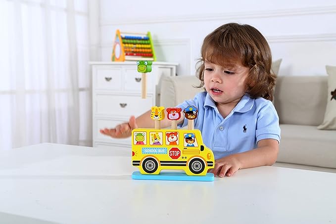 Montessori Toys for 1 Year Old Boy and Girl - Preschool Learning Activities - Develops Fine Motor Skills - Montessori Toys for Toddlers - Great Birthday Gift for 1 Year Old Boy Gifts and Girls