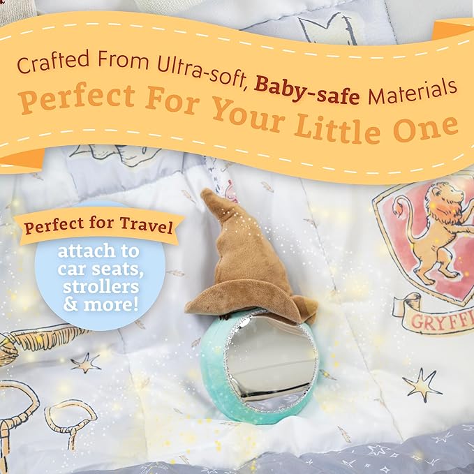 Kids Preferred Harry Potter Sorting Hat Mirror On The Go Rattle Plush Toy