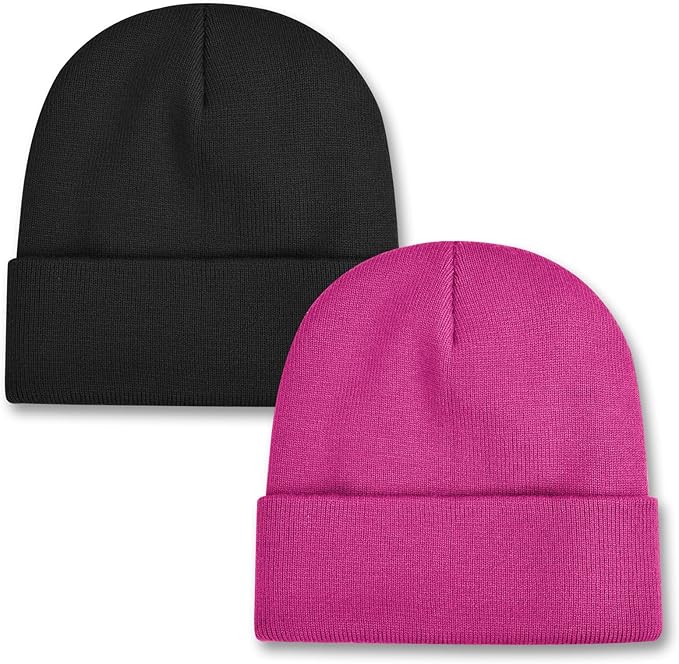 ZOORON Toddler Beanie Baby Beanies for Boys Girls Kids Winter Hats Children Knit Warm Caps 0-12years