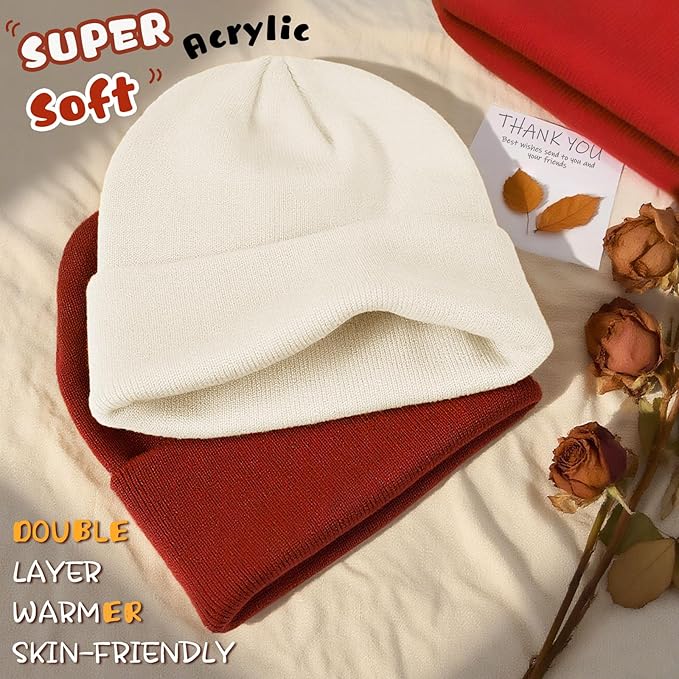 ZOORON Toddler Beanie Baby Boys Girls Beanies Kids Winter Hats Children Knit Warm Caps Soft Ski Hat