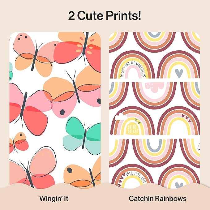 The Honest Company Clean Conscious Diapers for Delicate Skin | Up to 100% Leakproof | Hypoallergenic, Fragrance Free | Girl Prints | Club Box, Size 5 (27+ lbs), 44 Count (Prints May Vary)