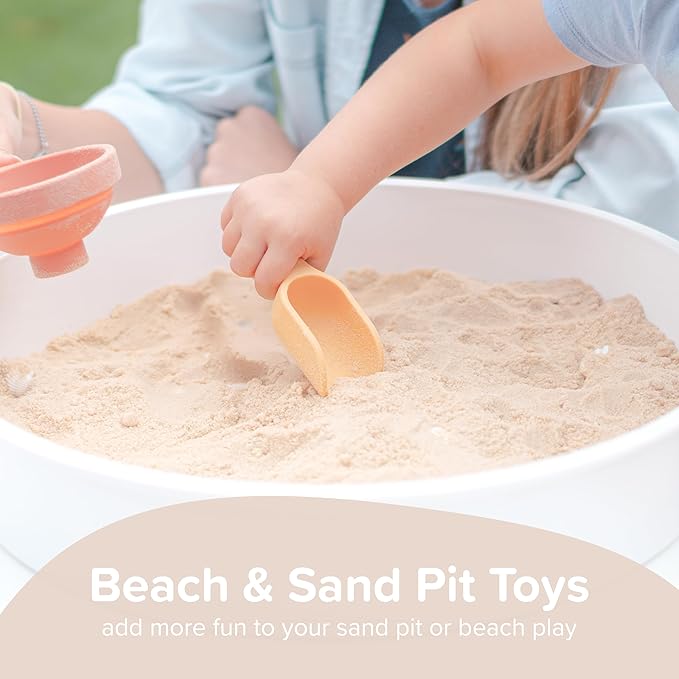 Inspire My Play - 4 x Mini Silicone Scoops - Perfect for Sensory PlayTray - Sensory Bin Accessories - Special Education Classroom Supplies - Montessori Education Toys - Multi-Purpose Shovel