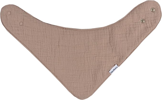 Gerber unisex-baby Muslin Bandana Bibs