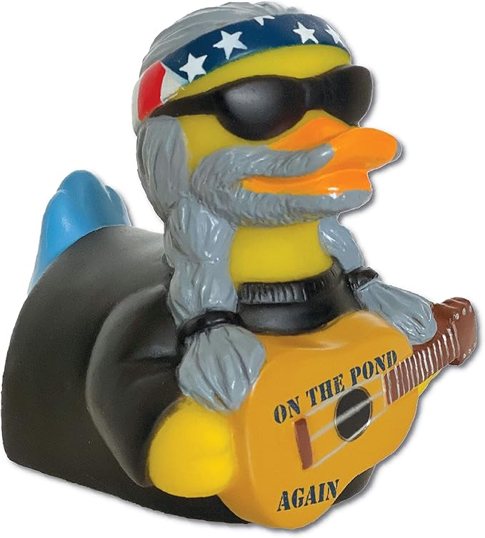 CelebriDucks - On The Pond Again - Floating Rubber Ducks - Collectible Bath Toy Gift for Kids & Adults of All Ages