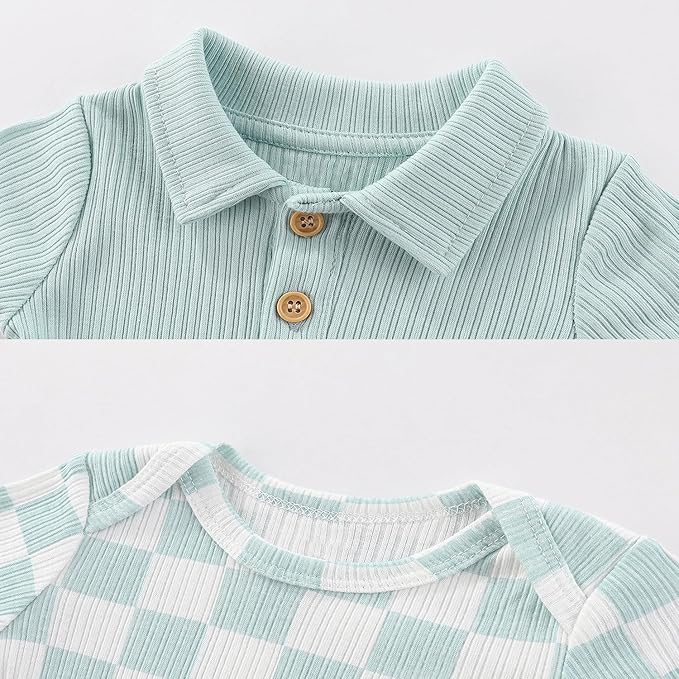 Kiddiezoom Newborn Baby Layette Set 10-Piece with Bodysuits and Pants Set for Unisex Baby Gift Sets