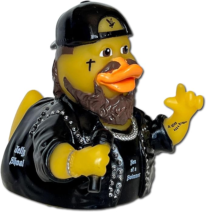 CelebriDucks - Jelly Shoal - Son of a Swimmer - Floating Rubber Ducks - Collectible Bath Toy Gift for Kids & Adults of All Ages
