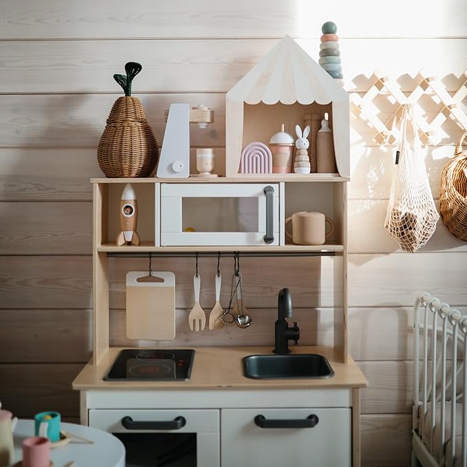 mushie Stacking Rings Toy | Made in Denmark (Rustic)