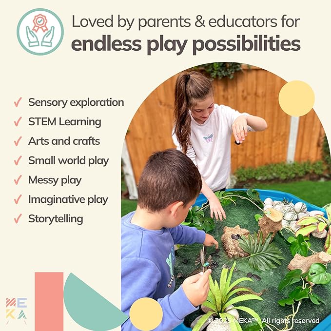 MEKA Tuff Tray Set for Sensory Play