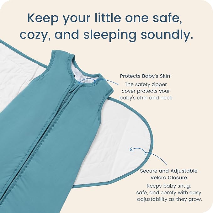 Newborns Swaddle Sleep Sack 0–3 Months, 1.0 TOG Baby Blanket for Newborns, Soft Sleeping Bag for Infants