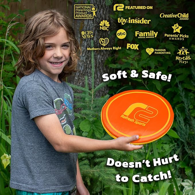 Fun Flying Toy for Kids, Teens & Adults - Beach Soft Disc - Durable Design Floats On Water - Use As A Pool Toy & Water Activity - Outdoor Toys & Stocking Stuffer Gifts For Kids All Ages Boys & Girls