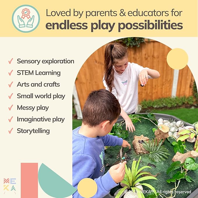 MEKA Tuff Tray Set for Sensory Play