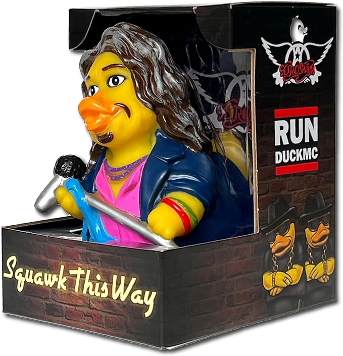 CelebriDucks - Squawk This Way - Floating Rubber Ducks - Collectible Bath Toy Gift for Kids & Adults of All Ages