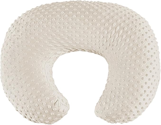 Nursing Pillow for Bottle and Breastfeeding, Ergonomic Comfort Nursing Essentials for Mom and Baby, Feeding Support Pillow with Removable Cover, Easier and Healthier Nursing (Fog)