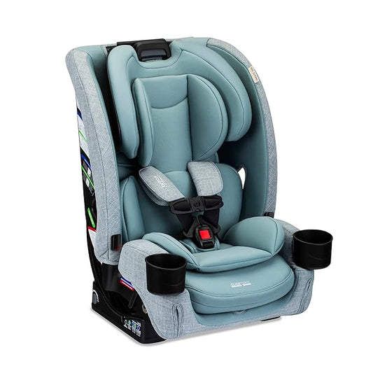Britax One4Life Slim All-in-One Car Seat, 10 Years of Use, 17.5” SpaceSaver Design, Converts from Rear-Facing Infant Car Seat to Forward-Facing Booster Seat, ClickTight Installation, Sea Foam