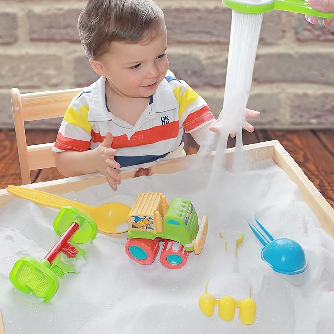 Sandtastik Sparkling White Play Sand, 100 lb (45 kg) - Fill Sandboxes, Sand Trays, Sensory Tables, Water Tables! Scoop, Mold & Pour This Premium Non-Toxic Sand