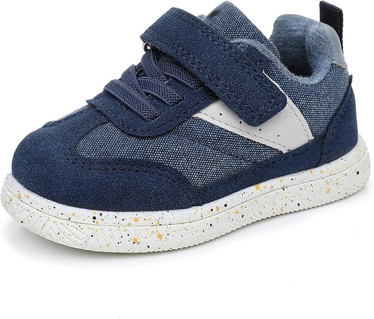 Apakowa First Walker Sneakers Shoes for Infant Baby Toddler Boys and Girls – Wide Toe Box Baby Shoes Soft Sole All Season Size 6 9 12 18 24 Months